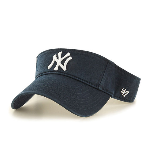 New York Yankees Men's 47 Brand Navy Pullover Jersey Hoodie - Medium