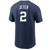 Men's New York Yankees Nike Derek Jeter Navy T-Shirt