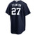 Men's New York Yankees NIKE Giancarlo Stanton Alternate Navy World Series Jersey