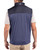 Men's New York Yankees Cutter & Buck Liberty Navy Stealth Hybrid Quilted Windbreaker Vest