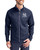 Men's New York Yankees Cutter & Buck Navy Blue Adapt Soft Knit Stretch Hybrid Full Zip Jacket