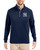 Men's New York Yankees Cutter & Buck Navy Blue Adapt Soft Knit Stretch Quarter Zip Pullover