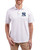 Men's New York Yankees Cutter & Buck White Virtue Tile Print Featherlight Pique Polo
