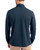 Men's New York Yankees Cutter & Buck Navy Blue Virtue Featherlight Pique Quarter Zip Pullover