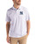 Men's New York Yankees Cutter & Buck White Pike Pebble Print Polo