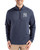 Men's New York Yankees Cutter & Buck Navy Blue Heather Peshastin Epic Versatility Fleece Half Zip