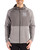 Men's New York Yankees Cutter & Buck Elemental Grey Heather Peshastin Epic Versatility Hybrid Fleece Full Zip Jacket