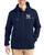 Men's New York Yankees Cutter & Buck Navy Blue Roam Buttery-Soft Knit Full Zip Hooded Jacket