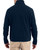 Men's New York Yankees Cutter & Buck Navy Blue Cascade Epic Comfort Sherpa Fleece Quarter Zip Jacket