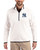 Men's New York Yankees Cutter & Buck Shell/Navy Blue Cascade Epic Comfort Sherpa Fleece Quarter Zip Jacket