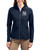 Women's New York Yankees Cutter & Buck Navy Blue Adapt Soft Knit Stretch Hybrid Full Zip Jacket