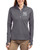 Women's New York Yankees Cutter & Buck Elemental Grey Traverse Stretch Quarter Zip