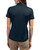Women's New York Yankees Cutter & Buck Navy Blue Prospect Featherlight Stretch Polo
