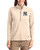 Women's New York Yankees Cutter & Buck Wheat Adapt Soft Knit Stretch Half Zip Pullover