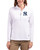 Women's New York Yankees Cutter & Buck White Adapt Soft Knit Stretch Half Zip Pullover