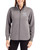 Women's New York Yankees Cutter & Buck Elemental Grey Roam Buttery-Soft Knit Full Zip Jacket