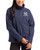 Women's New York Yankees Cutter & Buck Navy Blue Hunts Point Fleece Hybrid Snap Placket Pullover