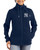 Women's New York Yankees Cutter & Buck Navy Blue Roam Buttery-Soft Knit Full Zip Hooded Jacket