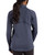 Women's New York Yankees Cutter & Buck Navy Blue Heather Peshastin Epic Versatility Fleece Full Zip Jacket