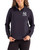 Women's New York Yankees Cutter & Buck Navy Blue Roam Buttery-Soft Knit Quarter Zip Pullover
