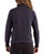 Women's New York Yankees Cutter & Buck Navy Blue Roam Buttery-Soft Knit Quarter Zip Pullover
