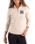 Women's New York Yankees Cutter & Buck Wheat Coastline Double Peached Quarter Zip Pullover