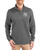 Men's New York Yankees Cutter & Buck Elemental Grey Traverse Stretch Big & Tall Quarter Zip