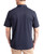 Men's New York Yankees Cutter & Buck Navy Blue Virtue Tile Print Featherlight Pique Big & Tall Polo