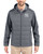 Men's New York Yankees Cutter & Buck Elemental Grey Evoke Epic Versatility Hybrid Softshell Big & Tall Full Zip Hooded Jacket
