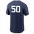 Men's New York Yankees Nike Matt Bowman Navy Player T-Shirt