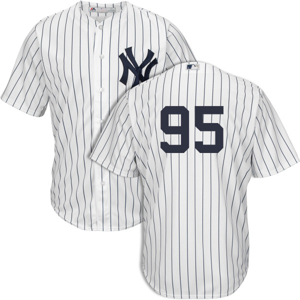 Men's New York Yankees Majestic Oswaldo Cabrera Home Player Jersey