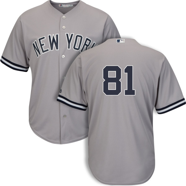 Men's New York Yankees Majestic Luis Gil Road Player Jersey