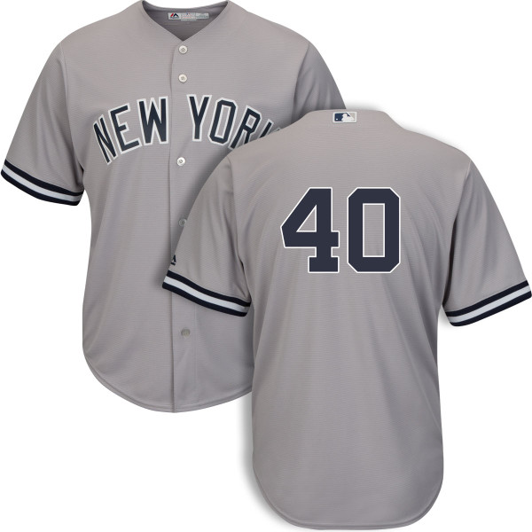 Men's New York Yankees Majestic Luis Severino Road Player Jersey