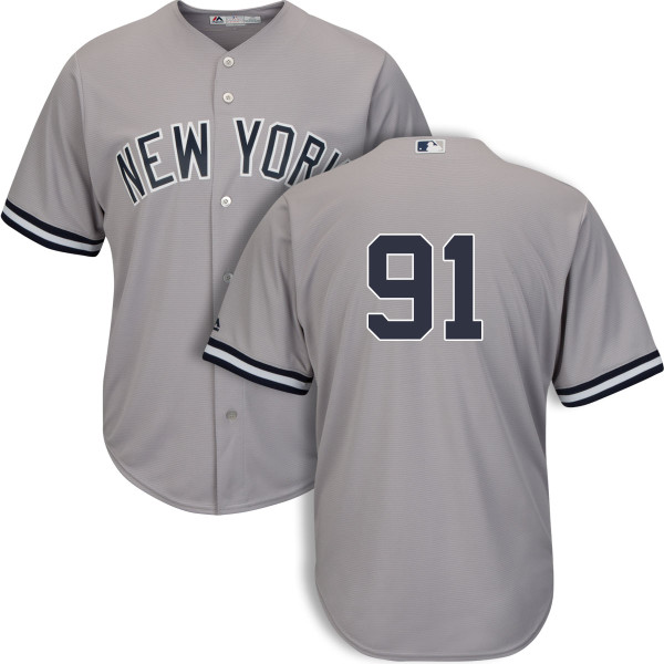 Men's New York Yankees Majestic Oswald Peraza Road Player Jersey