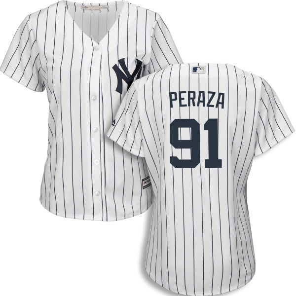 Women's New York Yankees Majestic Oswald Peraza Home Jersey