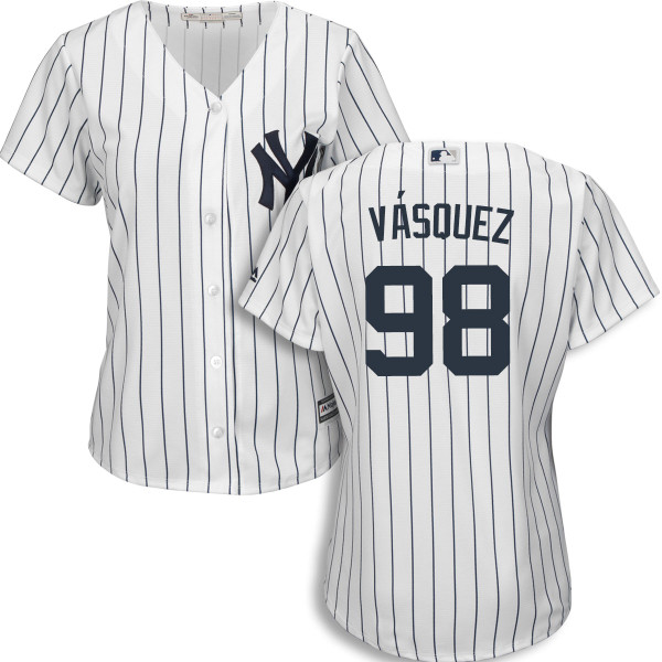 Women's New York Yankees Majestic Randy Vasquez Home Jersey