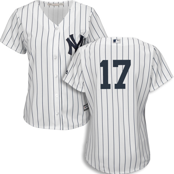 Women's New York Yankees Majestic Aaron Boone Home Player Jersey
