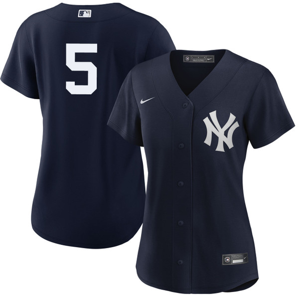 Women's New York Yankees Nike Joe DiMaggio Alternate Navy Player Jersey