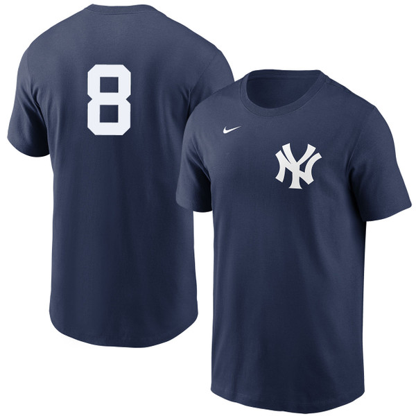 Men's New York Yankees Nike Yogi Berra Navy Player T-Shirt