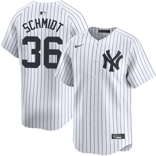 Men's New York Yankees Nike Clarke Schmidt Home Limited Jersey