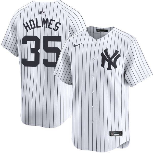 Men's New York Yankees Nike Clay Holmes Home Limited Jersey