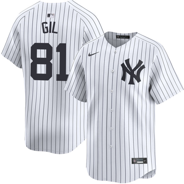 Men's New York Yankees Nike Luis Gil Home Limited Jersey