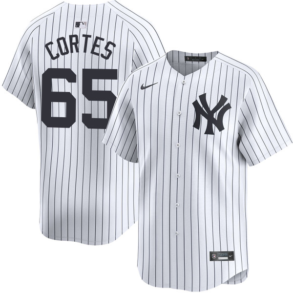 Men's New York Yankees Nike Nestor Cortes Home Limited Jersey