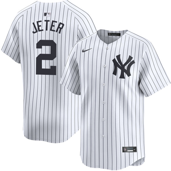 Men's New York Yankees Nike Derek Jeter Home Limited Jersey