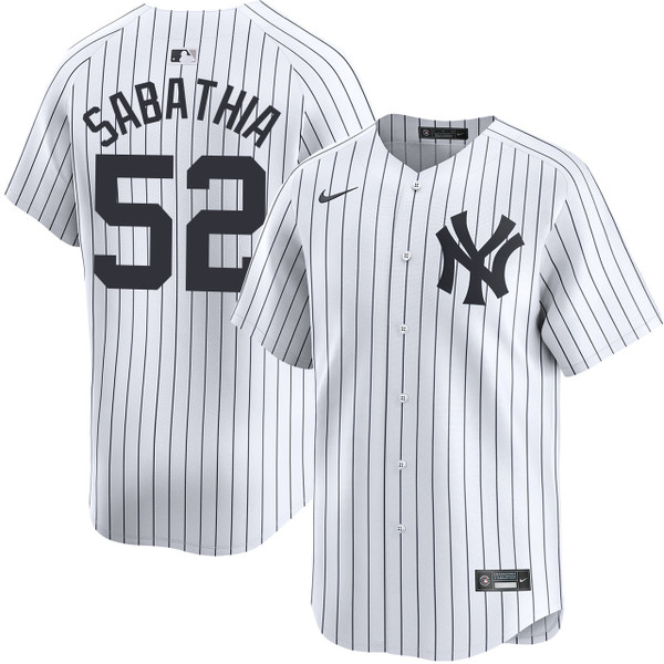 Men's New York Yankees Nike CC Sabathia Home Limited Jersey