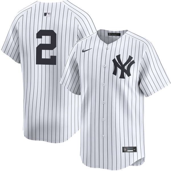 Men's New York Yankees Nike Derek Jeter Home Limited Player Jersey