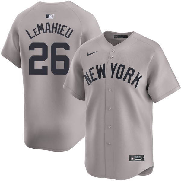 Men's New York Yankees NIKE DJ LeMahieu Road Limited Jersey