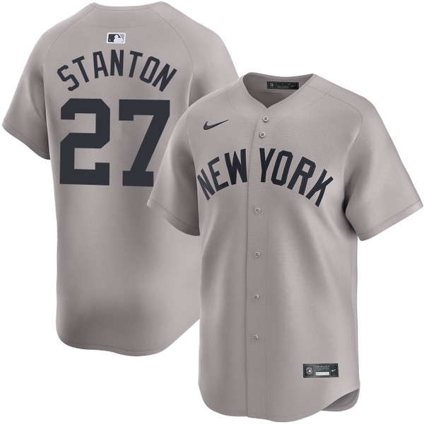 Men's New York Yankees Nike Giancarlo Stanton Road Limited Jersey