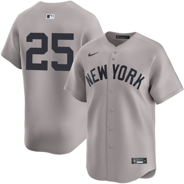 Men's New York Yankees Nike Gleyber Torres Road Limited Player Jersey