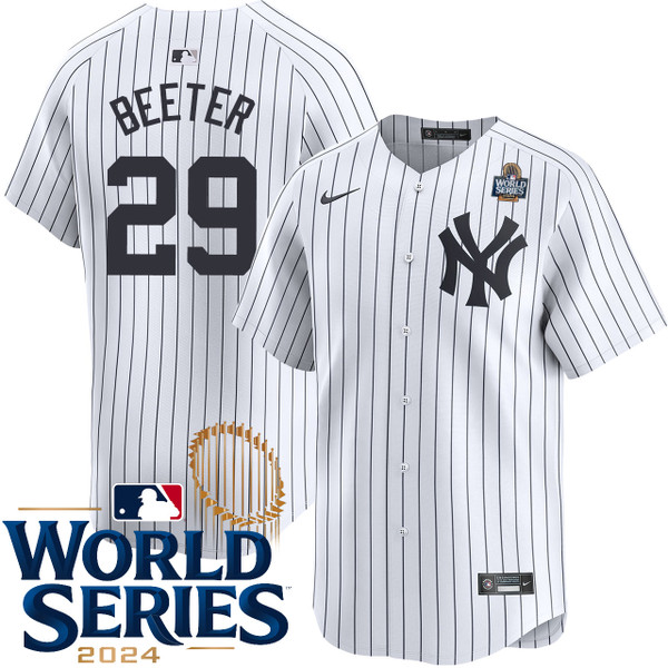 Kids New York Yankees NIKE Clayton Beeter Home Limited World Series Jersey